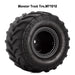 4PCS Monster Truck Wheel Rim Tires for 1/24 Crawler Band en/of Velg Injora 