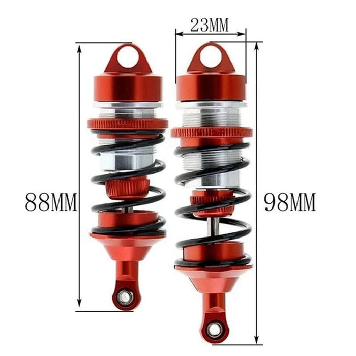 4PCS Shock Absorber for Arrma Infraction 6S etc 1/7 (Metaal) - upgraderc