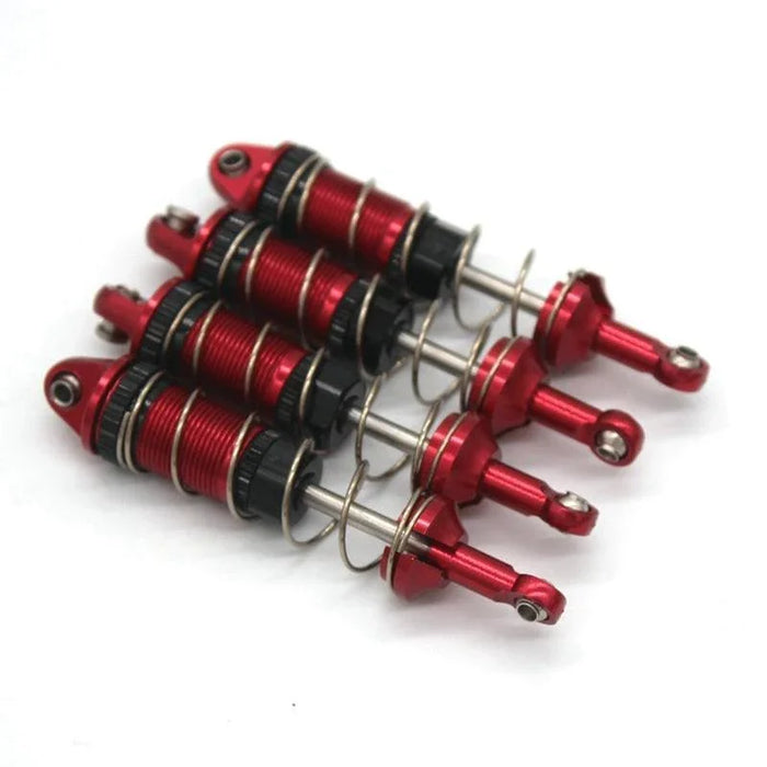 4PCS Shock Absorber Upgrade for MJX 1/16 (Metaal) - upgraderc