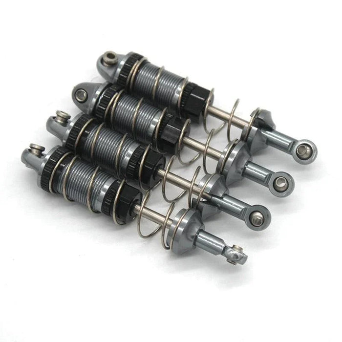 4PCS Shock Absorber Upgrade for MJX 1/16 (Metaal) - upgraderc