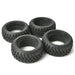 4PCS Soft Tires for 1/10 Drift/Touring (Rubber) 54861 Band en/of Velg RcAidong 
