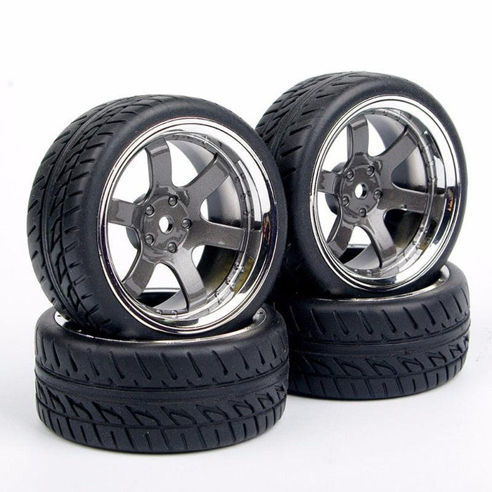 4PCS Tire Wheel Rims for 1/10 Touring, Drift Band en/of Velg upgraderc 