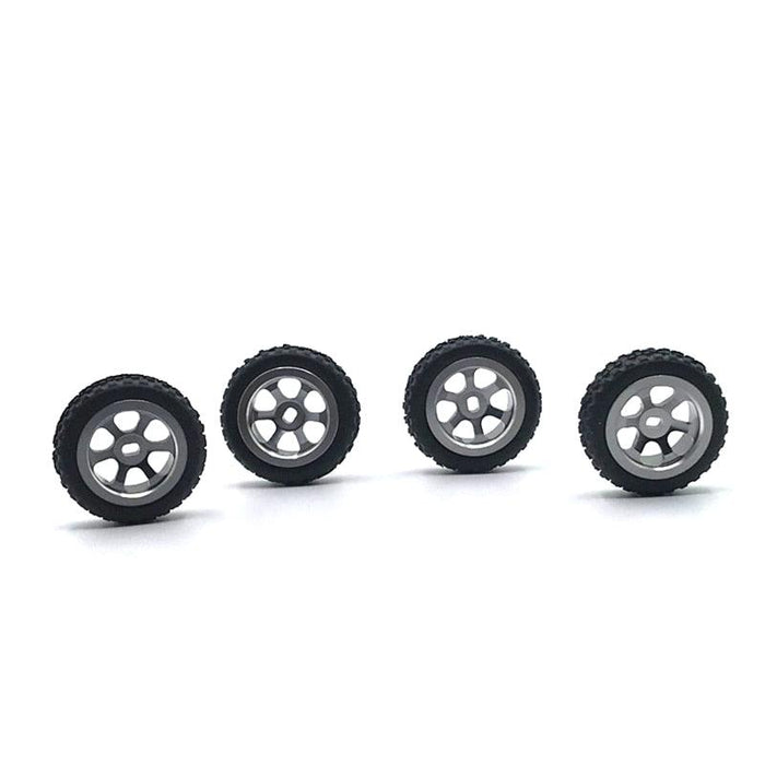 4PCS Tire Wheels for 1/28 Drift Band en/of Velg upgraderc 
