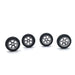 4PCS Tire Wheels for 1/28 Drift Band en/of Velg upgraderc 
