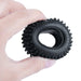 4PCS Wheel Rim Tires + Adapter for Kyosho 1/18 (Alum+Rubber) Band en/of Velg Yeahrun 