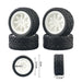 4PCS Wheel Rim Tires for UDIRC, Pinecone 1/16 (ABS+Rubber) Onderdeel upgraderc 