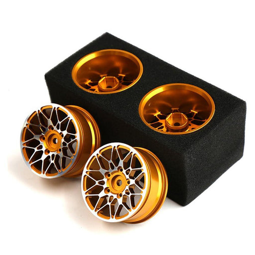 4PCS Wheel Rims for 1/10 Drift (Aluminium) Band en/of Velg 101RC 4pcs golden 
