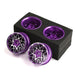 4PCS Wheel Rims for 1/10 Drift (Aluminium) Band en/of Velg 101RC 4pcs purple 