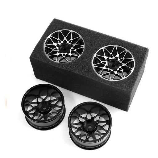 4PCS Wheel Rims for 1/10 Drift (Aluminium) Band en/of Velg 101RC 4pcs black 