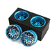 4PCS Wheel Rims for 1/10 Drift (Aluminium) Band en/of Velg 101RC 4pcs blue 