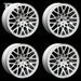 4PCS Wheel Rims for 1/10 Drift (Aluminium) Band en/of Velg TDC Silver 4pcs 