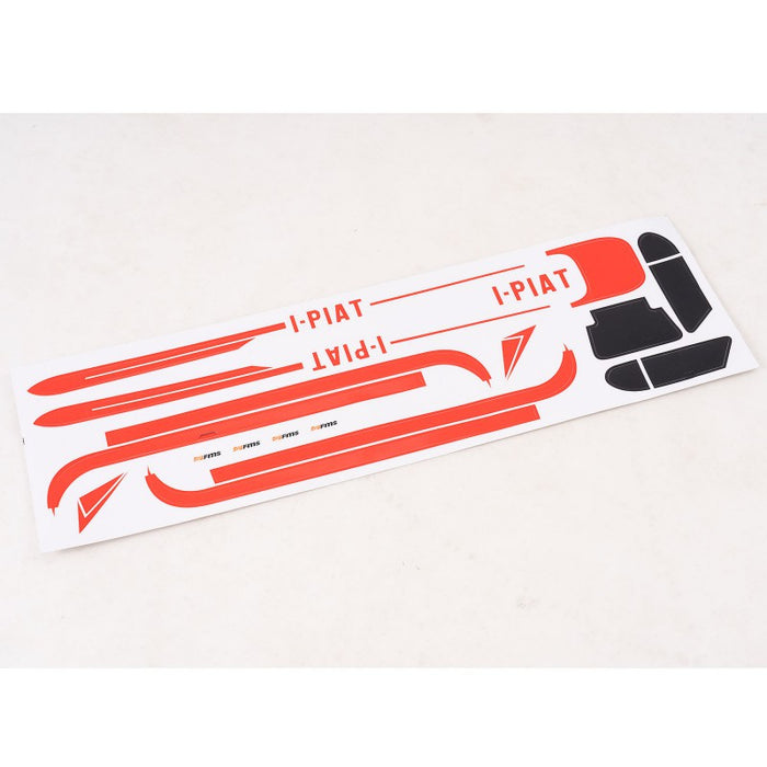 Decal Sheet for FMS 500mm PA-18 (Red)