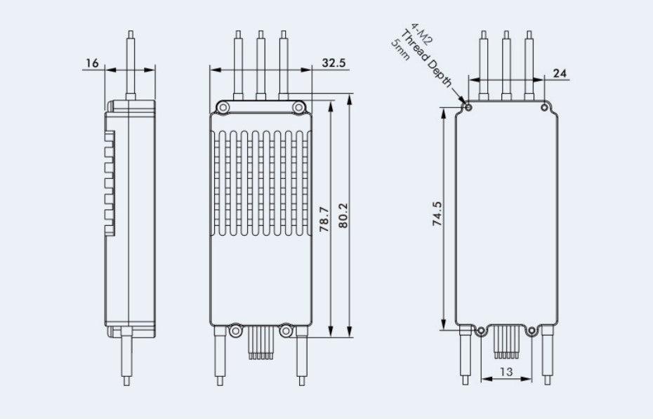 501-X Arm Set (MN501-S KV240 Motor, Alpha 60A HV ESC, MF1503 Prop) - upgraderc