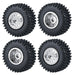 50/54mm OD 1.0" Beadlock Rims Tires for 1/24 Crawler (Aluminium, Rubber) Band en/of Velg Yeahrun 4Pcs 54mm Set 