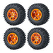 50/54mm OD 1" Beadlock Rims Tires for 1/24 Crawler (Aluminium, Rubber) Band en/of Velg Yeahrun 4Pcs 50mm Set-A 