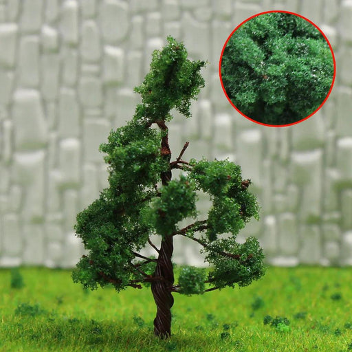 50PCS N Scale 43mm Model Green Trees 1/160 (Plastic) D4316 - upgraderc