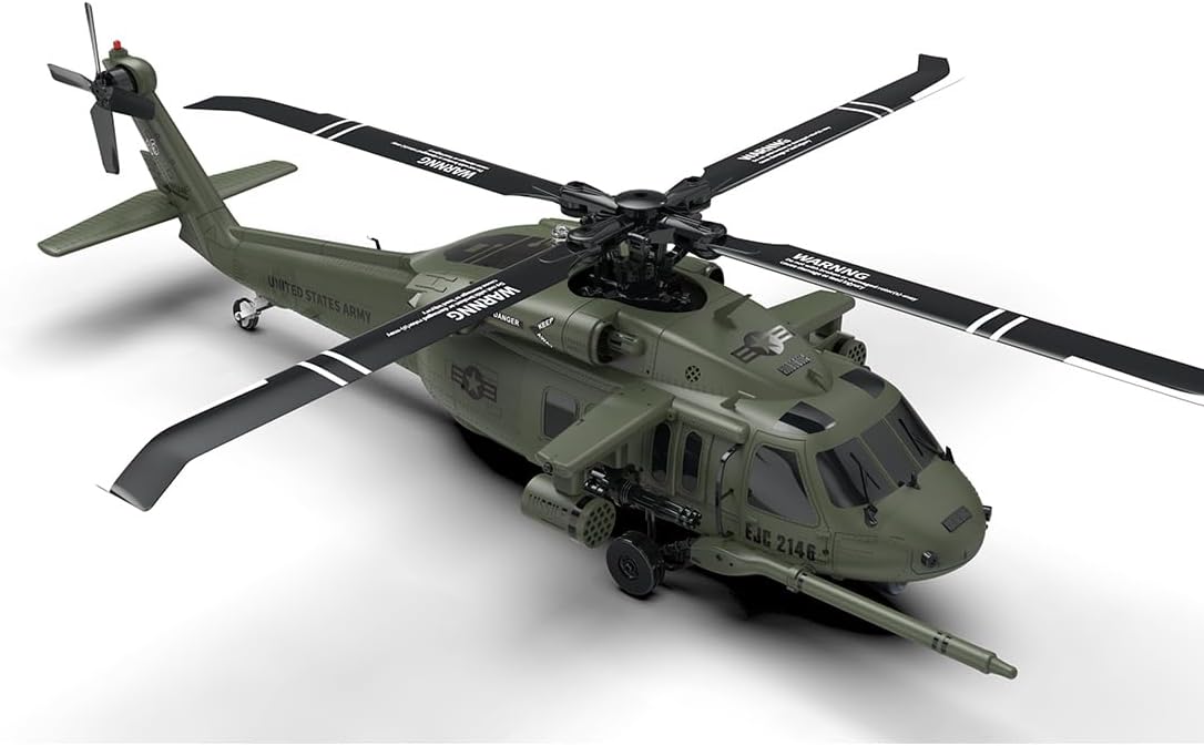 YXZNRC F09V UH60 Black Hawk Helicopter PNP