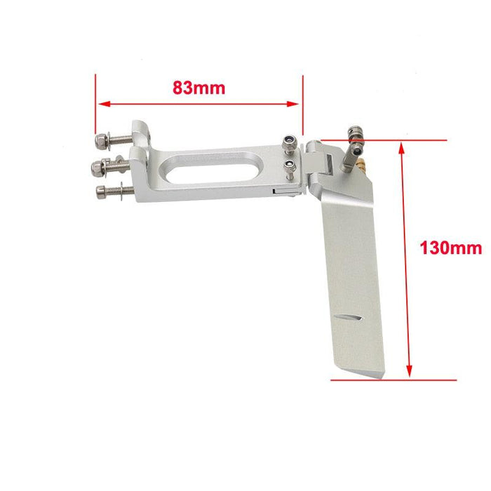 52-130mm Suction Water Rudder w/ Nozzle (Aluminium) Onderdeel upgraderc 