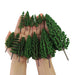 52PCS O HO TT N Scale Model Pine Trees (Plastic) S0901 - upgraderc