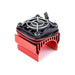 540/3650/3660/3670 Motor Cooling Fan /w Heatsink (Aluminium) Koeling upgraderc Single fan Red 