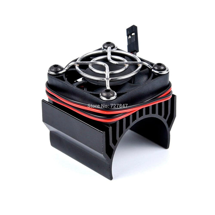 540/3650/3660/3670 Motor Cooling Fan /w Heatsink (Aluminium) Koeling upgraderc Single fan Black 