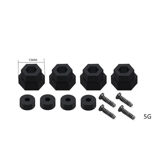 5mm to 12mm Axle Hex Adapter for WPL D12 (Plastic) - upgraderc