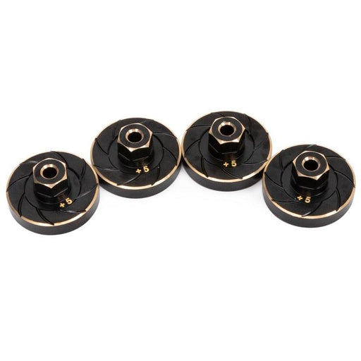 +5mm Wheel Adapter Axle for Axial SCX24 1/24 (Messing) - upgraderc