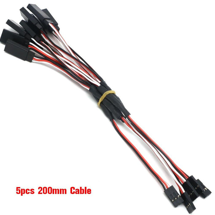 5pcs 100/150/200/300/500mm Servo Y Extension Cable - upgraderc