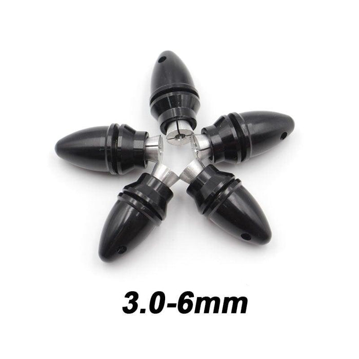 5PCS 3.17~5.0mm Bullet Propeller Clamp (Aluminium) Onderdeel Sparkhobby Black 3.0-6MM 5PCS 