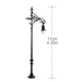 5PCS HO Scale Single Head Lamp Post LQS70HO 1/87 (Metaal) - upgraderc