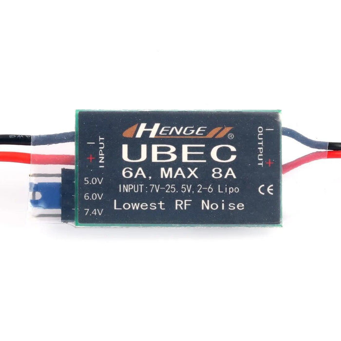 5V/6A or 6V/6A 2-6S LIPO, 6-16 cell Ni-Mh, UBEC BEC - upgraderc