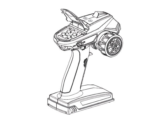 6-Kanal-Fernsteuerung für Absima CR3.4 1/10 CR1.8 1/8