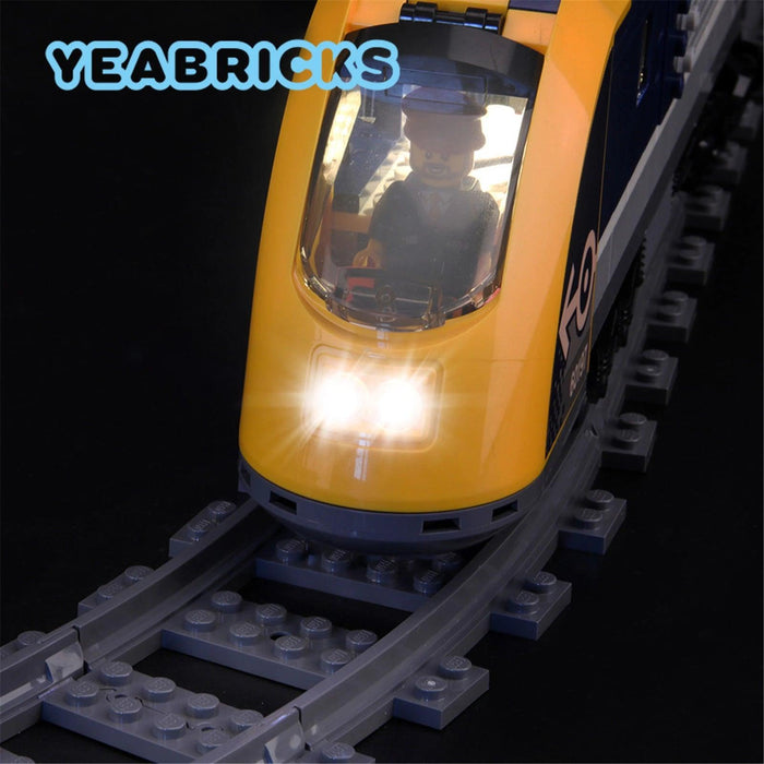 60197 Passenger Train Building Blocks LED Light Kit - upgraderc