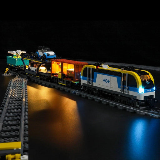 60336 Freight Train Building Blocks LED Light Kit - upgraderc