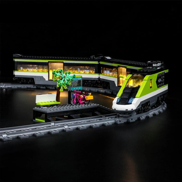 60337 Express Passenger Train Building Blocks LED Light Kit - upgraderc