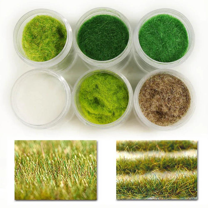 60g/120g Mixed Six Colors 3mm Static Grass - upgraderc