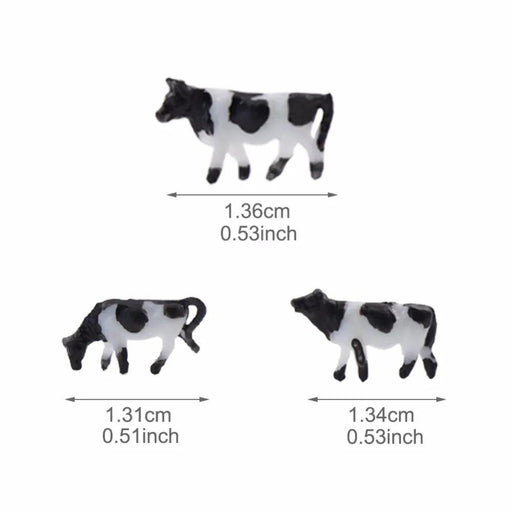 60PCS N Scale Cows 1/160 (Plastic) AN15001 - upgraderc