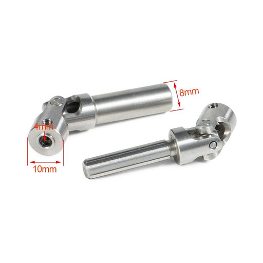 61.5mm/78mm Universal Joint Drive Shaft for Axial Capra 1/18 (RVS) - upgraderc