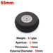 6PCS 45~110mm 14~23mm Hole Diameter Sponge Wheel Onderdeel Sparkhobby 55MM 6PCS 