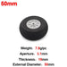 6PCS 45~110mm 14~23mm Hole Diameter Sponge Wheel Onderdeel Sparkhobby 50MM 6PCS 