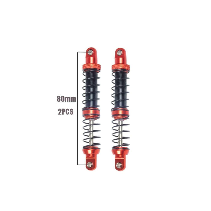 70-120mm Adjustable Oil Shocks for 1/10 Crawler (Metaal) Schokdemper Fimonda 2pcs 80mm 