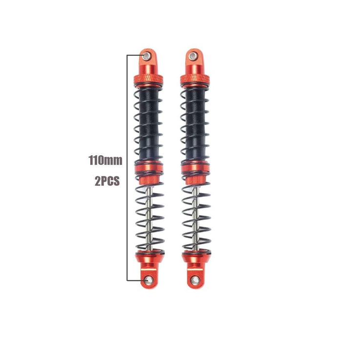 70-120mm Adjustable Oil Shocks for 1/10 Crawler (Metaal) Schokdemper Fimonda 2pcs 110mm 