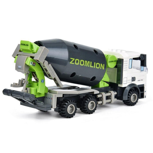 705100 Zoomlion Concrete Mixer Truck Model Building Blocks (222 Stukken) - upgraderc