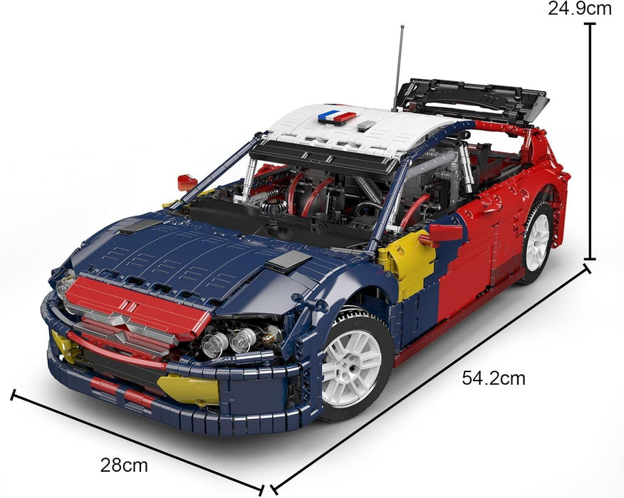 Mould King 13187 C4 WRC Sport Racing Car Model (4606 Pieces)