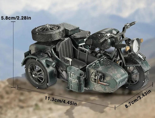 750 Motorcycle 3D Puzzle Model (Metaal) - upgraderc