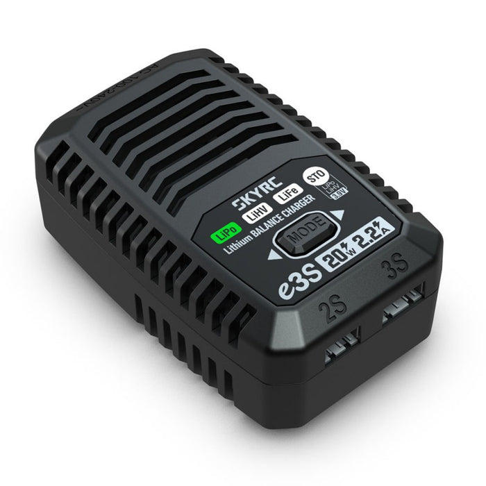 SkyRC e3s AC Charger (LiPo 2-3S - 20W)