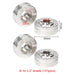 88/101g Silver Anodized Brake Disc Weights for 1.9/2.2" Wheel (Metaal) - upgraderc