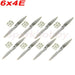 8PCS 6x4E, 6x4R 6040 CW/CCW 2-Balde Propeller (Plastic) Onderdeel Gemfan 8PCS 6x4E CW 