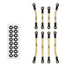 8PCS Brass High Clearance Links Set for Traxxas TRX4M 1/18 (Messing+Plastic) - upgraderc