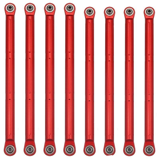8PCS Chassis Link Rod for Losi LMT (Metaal) Onderdeel upgraderc Red 